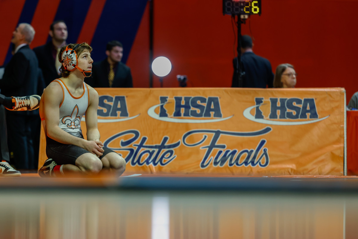 Illinois state wrestling championships February 18 2023 Nate Latsch 15402
